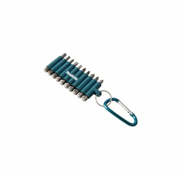 Набор бит Makita D-65028 50 мм, 10 шт, E-form в резиновом холдере с карабином