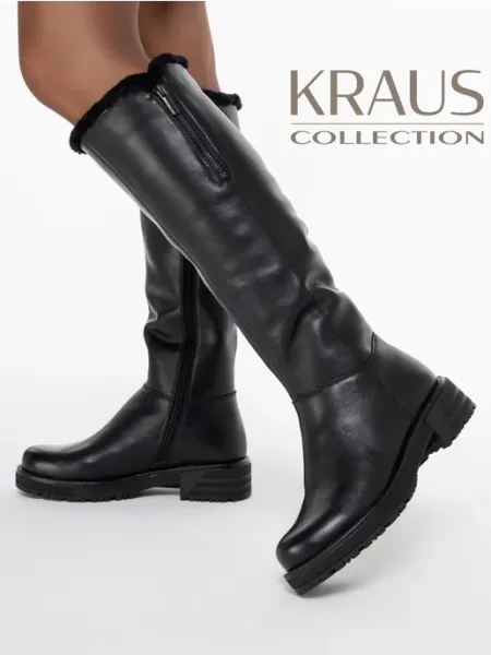 KRAUS Collection Сапоги женские зимние натуральная кожа