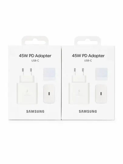 Samsung 45W PD Adapter USB-C — быстрое зарядное устройство - Аккумуляторные батарейки