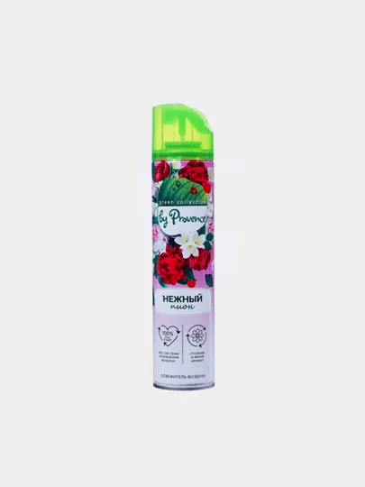 Освежитель воздуха Green Collection by Provence, нежный пион, 300 мл