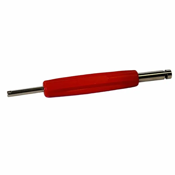 Отвертка VCT-009 для ниппеля и колпачков, двусторонняя, экстрактор золотников