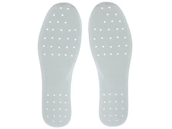 Стельки тонкие белые, дышащие, для лета, размер стандартный, удобные (комплект 3 шт.)