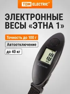Безмен электронный "Этна 1", деление 0,1 кг, макс. вес 40 кг, TDM Electric