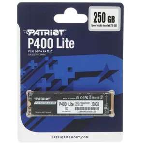 Patriot Memory 250 ГБ Внутренний SSD-диск P400 Lite, M.2, PCI-E 4.0 32 ГБ/с (P400LP250GM28H)