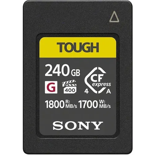 Карта памяти Sony Tough CFexpress 4.0 Type А 240GB R1800/W1700MB/s (CEA-G240T)