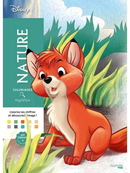 Раскраска по номерам Coloriages Disney nature природа