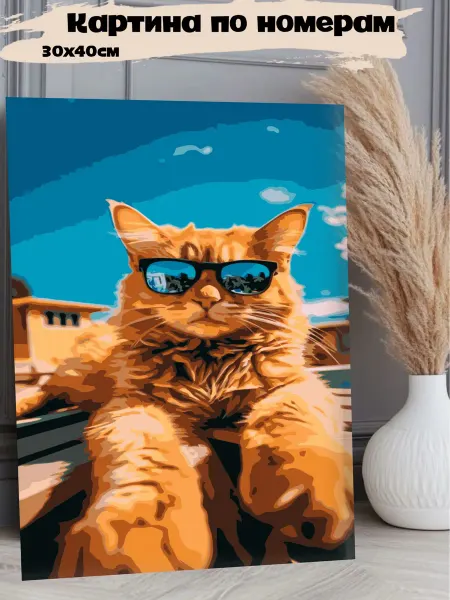 ColorMuse картина по номерам кот