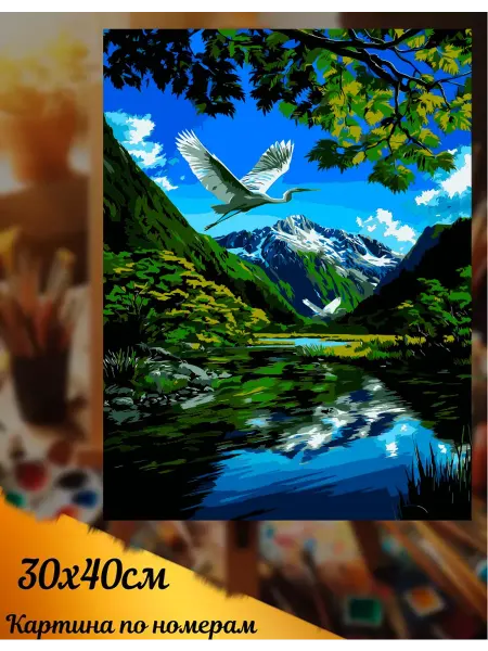 ColorMuse картина по номерам цветы природа