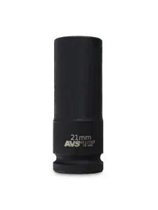 Головка для гайковерта ударная 21 мм 1/2'' 6-гранная / AVS Ударная головка на 21 тонкостенная
