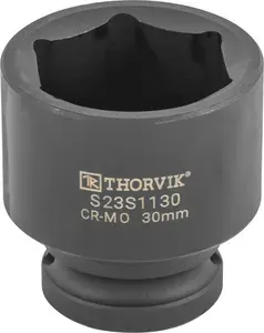 S23S1130 Головка торцевая ударная 1/2"DR, 30 мм, THORVIK