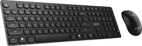Клавиатура и мышь для компьютера MSI Forge K210 Combo черный USB беспроводная (S11-43RU213-Y92)