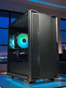 ЮКОМС Системный блок | Игровой компьютер (Intel Core i5-12490F, RAM 16 ГБ, SSD 512 ГБ, NVIDIA GeForce RTX 4060 (8 Гб), Windows 10 Pro), черный