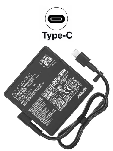 Зарядное устройство для ноутбука Asus, ROG Flow X13 GV301QH-K6054T, 20V - 5A, (Штекер: Type-C) 100 Вт Квадратный