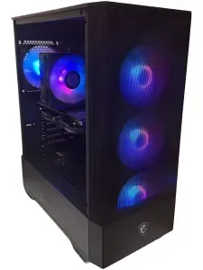 MSI Системный блок 112R (Intel Core Ultra 7 265KF, RAM 64 ГБ, SSD 1024 ГБ, NVIDIA GeForce RTX 5060 Ti (8 Гб), Windows 11 Pro), 20264191, черный