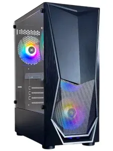 GamePC Системный блок DK3 (Intel Core i5-12400F, RAM 64 ГБ, SSD 1024 ГБ, NVIDIA GeForce RTX 5060 Ti (8 Гб), Windows 11 Pro), 20232291, черный матовый, черный