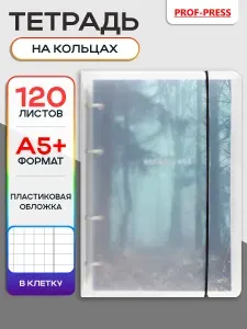 Тетрадь 120 листов в клетку Prof-Press