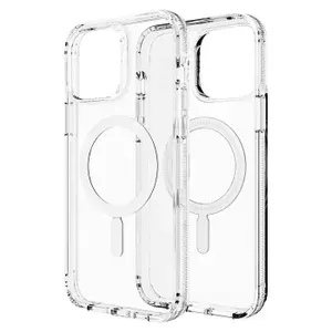 Чехол пластиковый противоударный ZAGG Clear SNAP Case с магнитом для MagSafe iPhone 13 прозрачный