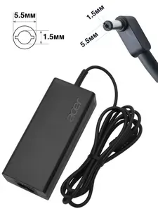 Зарядное устройство для ноутбука Acer, Aspire A315 41-R3YF, 19V - 2,37А, (Штекер: 5.5-1.5мм) 45 Вт Slim