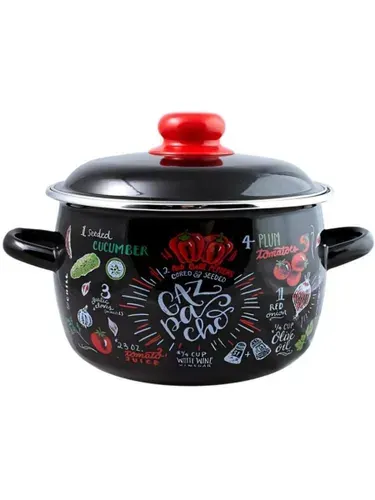 Кастрюля APPETITE 1RC161M Gazpacho эмал сфер 2,0л