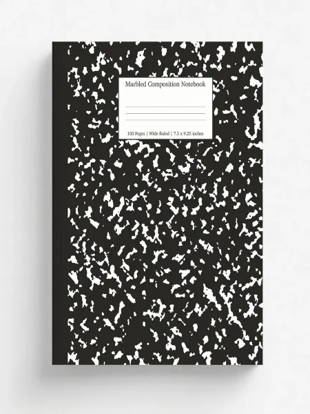 EnemyOne Marbled Composition Notebook. Блокнот с мраморной комп…