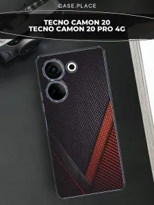 Чехол на Tecno Camon 20 / 20 Про 4G карбон