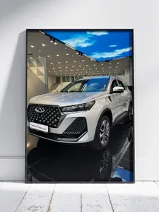 Плакат на стену для интерьера Авто и Мото (Чери Тигго 7 Про - Chery Tiggo 7 Pro) - Постер по транспорту формата A4 (21x30 см)