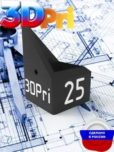 Шаблон для стыковки профильных труб 25Х25мм под 90 градусов + РЕЗ 45/90 градусов
