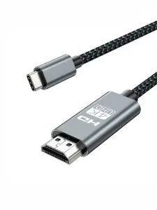 Переходник Type-c HDMI для MacBook и телефонов 4K, 2м