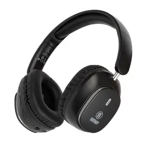 BENEF Наушники, Bluetooth, 3.5 мм, USB Type-C, черный, черный матовый
