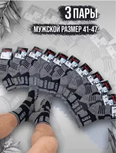 Носки мужские Аляска мужские , 3 пары