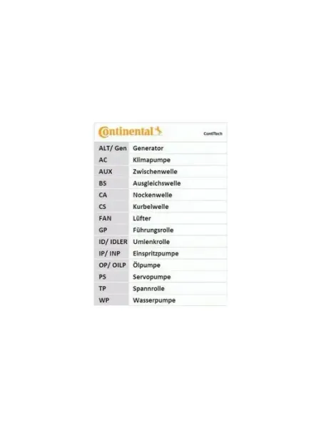 CONTITECH Ремнь ГРМ ремкомплект для автомобиля