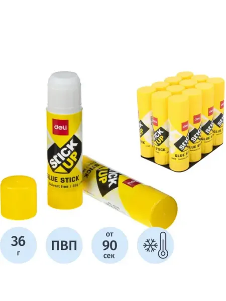 Клей-карандаш 36г Deli Stick UP EA20310 ПВП