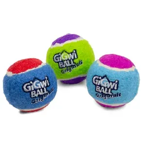 Игрушка для собак с пищалкой GiGwi "Три мяча" 4,8 см