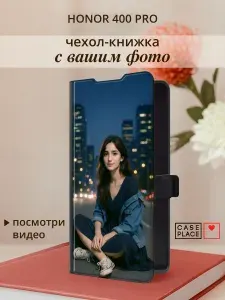 Чехол на Honor 400 Pro книжка со своим фото