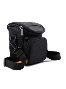Чехол-сумка MyPads TC-1228 для фотоаппарата Nikon Coolpix S3100/ S33/ S3300/ S3600 из качественной износостойкой влагозащитной ткани черный