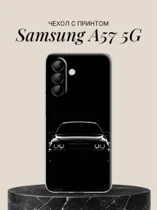 Чехол на Samsung A57 5G с принтом Тень и огни