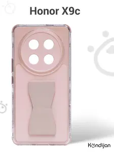 Чехол на Honor X9c 5G с защитой камеры, противоударный бежевый / Хонор Х9с