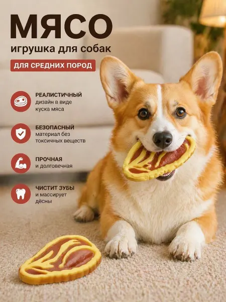 Copybrand Игрушка для собак с пищалкой