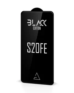 AFIVE 6D Black Edition защитное стекло на Samsung Galaxy S20 FE БЕЗ ВЫРЕЗА под камеру, прозрачное с черной рамкой