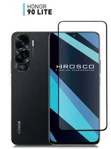 Защитное стекло на Honor 90 Lite (Хонор 90 Лайт) с олеофобным покрытием, ROSCO