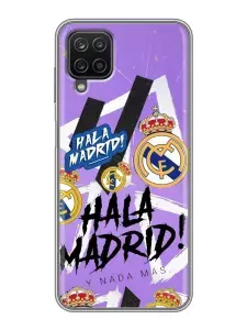 Чехол для Samsung Galaxy A12 с принтом Real Madrid Реал Мадрид на Самсунг Галакси А12