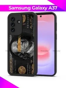 Чехол на Samsung Galaxy A37 / Самсунг Галакси А37 с принтом, Черный Доллар