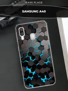Силиконовый чехол на Samsung Galaxy A40 / Самсунг A40 красивый