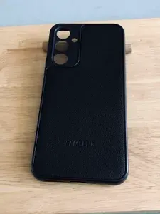 Чехол для Samsung A54 (A546) / чехол на Самсунг А54, c итальянской кожей Saffiano, края силиконовые, противоударный, не скользит