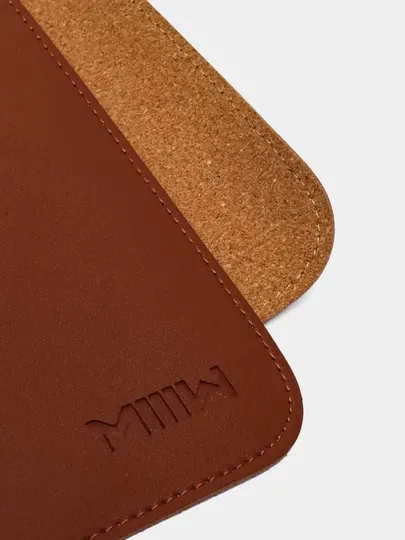 Коврик для компьютерной мыши Xiaomi MIIIW Oversized Leather Cork Mouse MWMLV01
