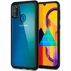 Чехол Spigen на Samsung Galaxy M21/M30S (ACS00549) Ultra Hybrid / Спиген Чехол для Самсунг Галакси М21 Противоударный, Черный