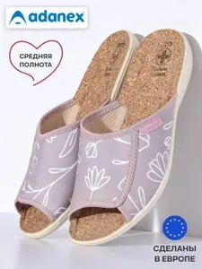 Тапочки Adanex женские домашние средняя полнота