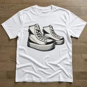 Футболка с принтом Rick owens type double bumper 1 шт