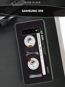 Силиконовый чехол на Samsung Galaxy S10 / Самсунг S10 эстетичный