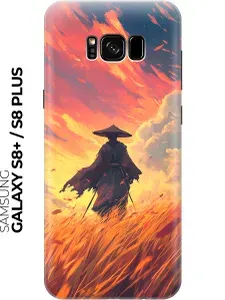 Силиконовый чехол на Samsung Galaxy S8+ с принтом "Ронин"